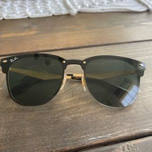 Ray Ban Blaze Sunglasses RB 3576 Large Clubmaster style